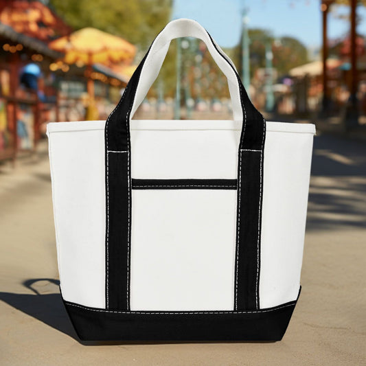 Black Canvas Tote Bags