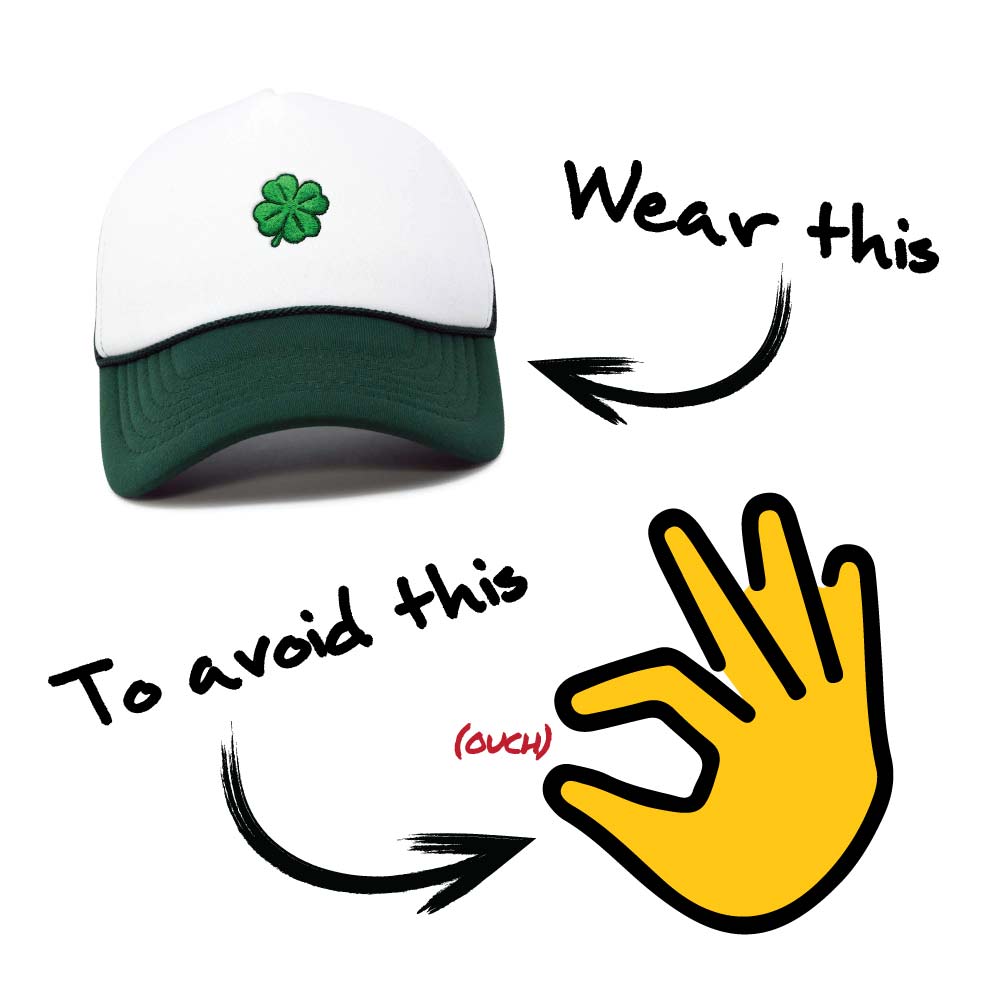 Dalix Clover Trucker Hat