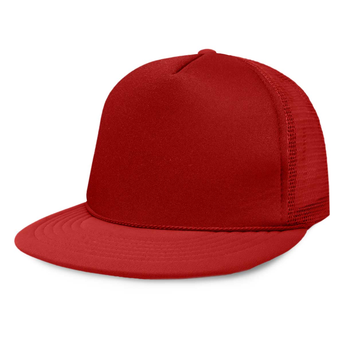 Dalix Flat Billed Trucker Hat