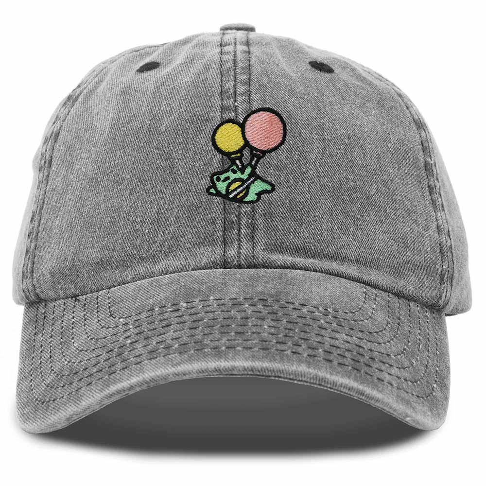 Dalix Soaring Frog Embroidered Womens Cotton Dad Hat Baseball Cap Adjustable in Black