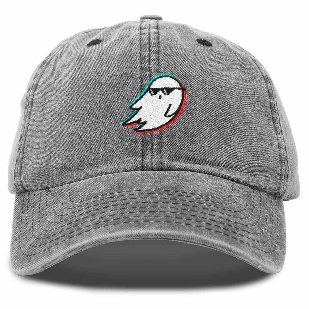 Dalix Ghost Life Embroidered Mens Womens Cotton Dad Hat Baseball Cap Adjustable