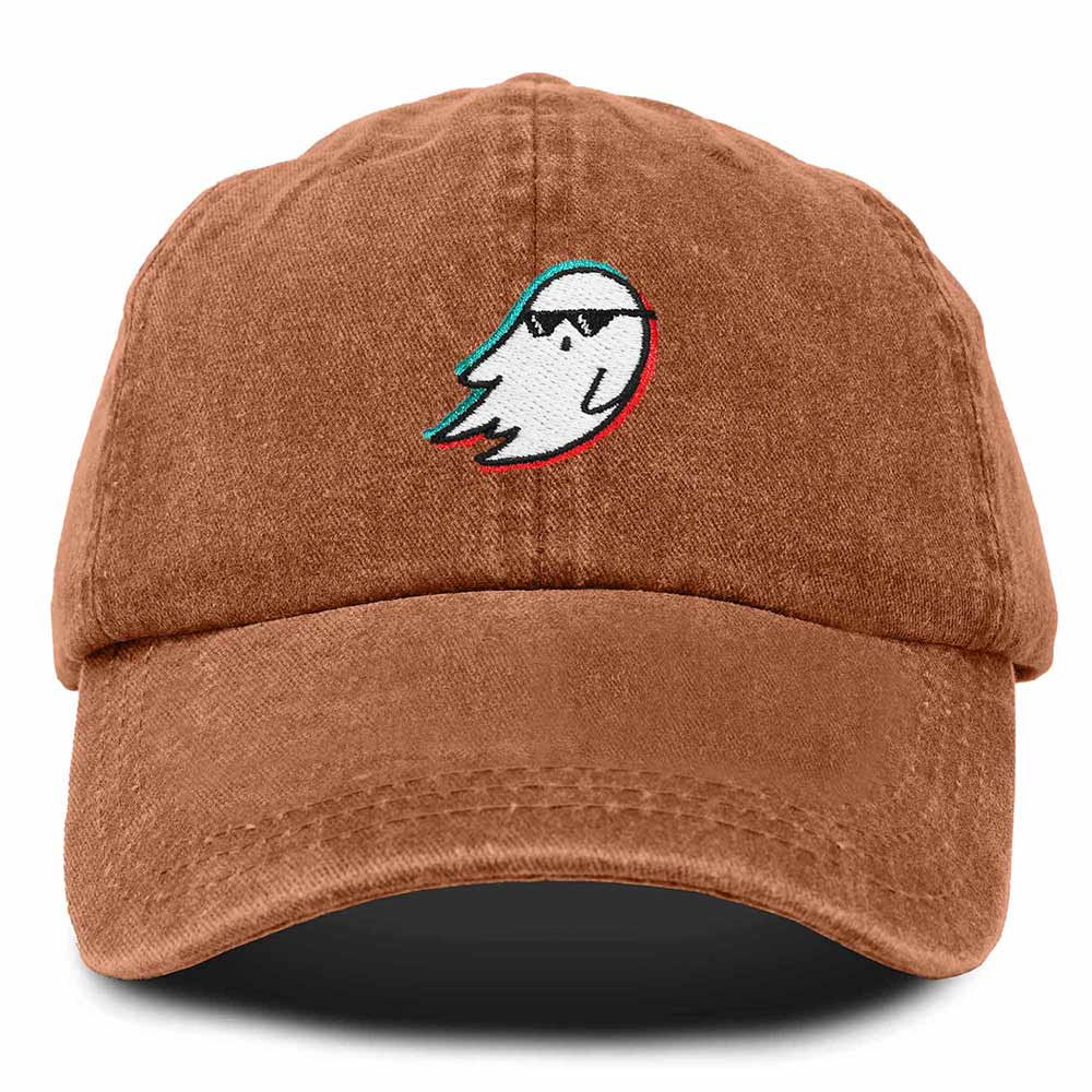 Dalix Ghost Life Embroidered Mens Womens Cotton Dad Hat Baseball Cap Adjustable