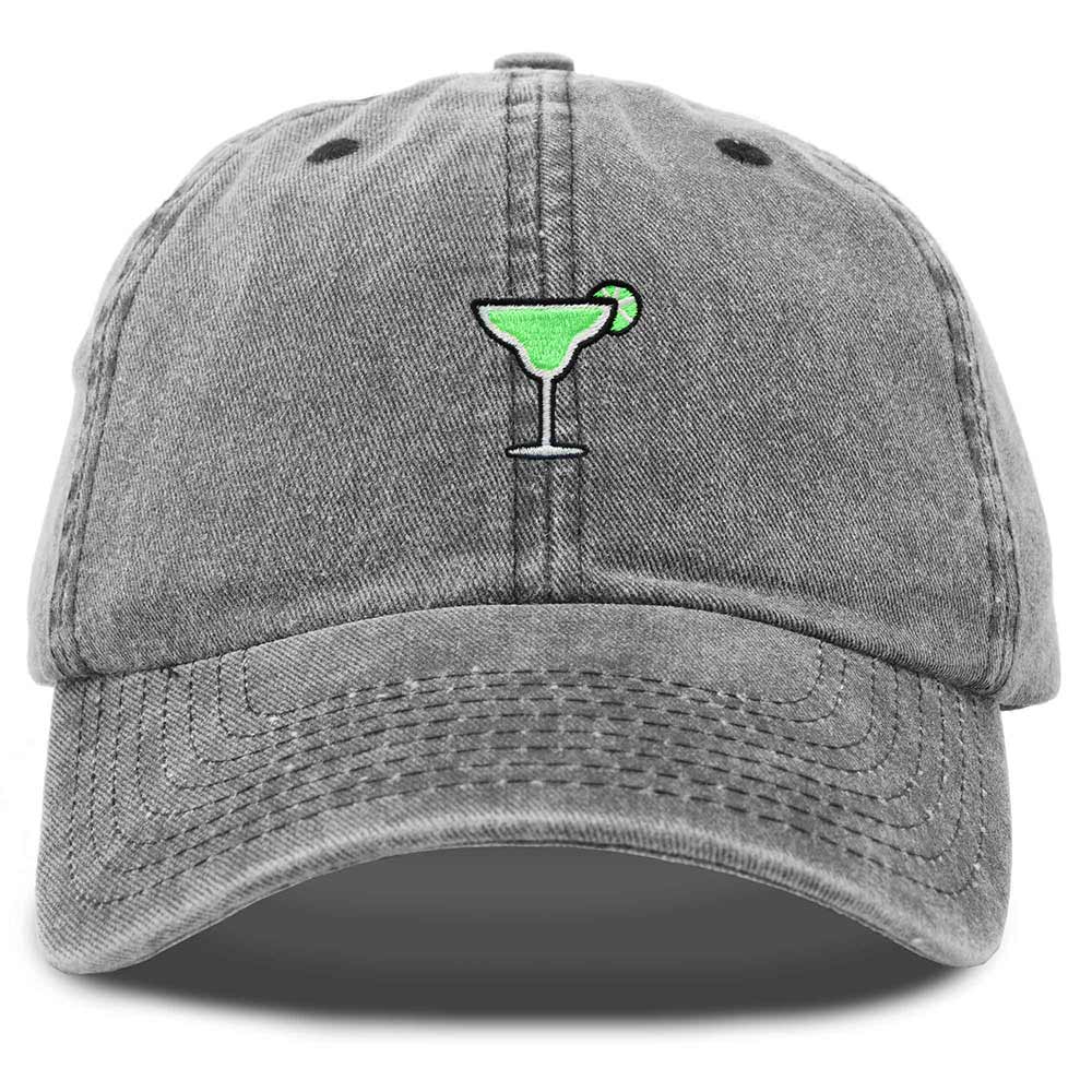 Dalix Margarita Embroidered Cap Cotton Baseball Cute Cool Dad Hat Womens in Black
