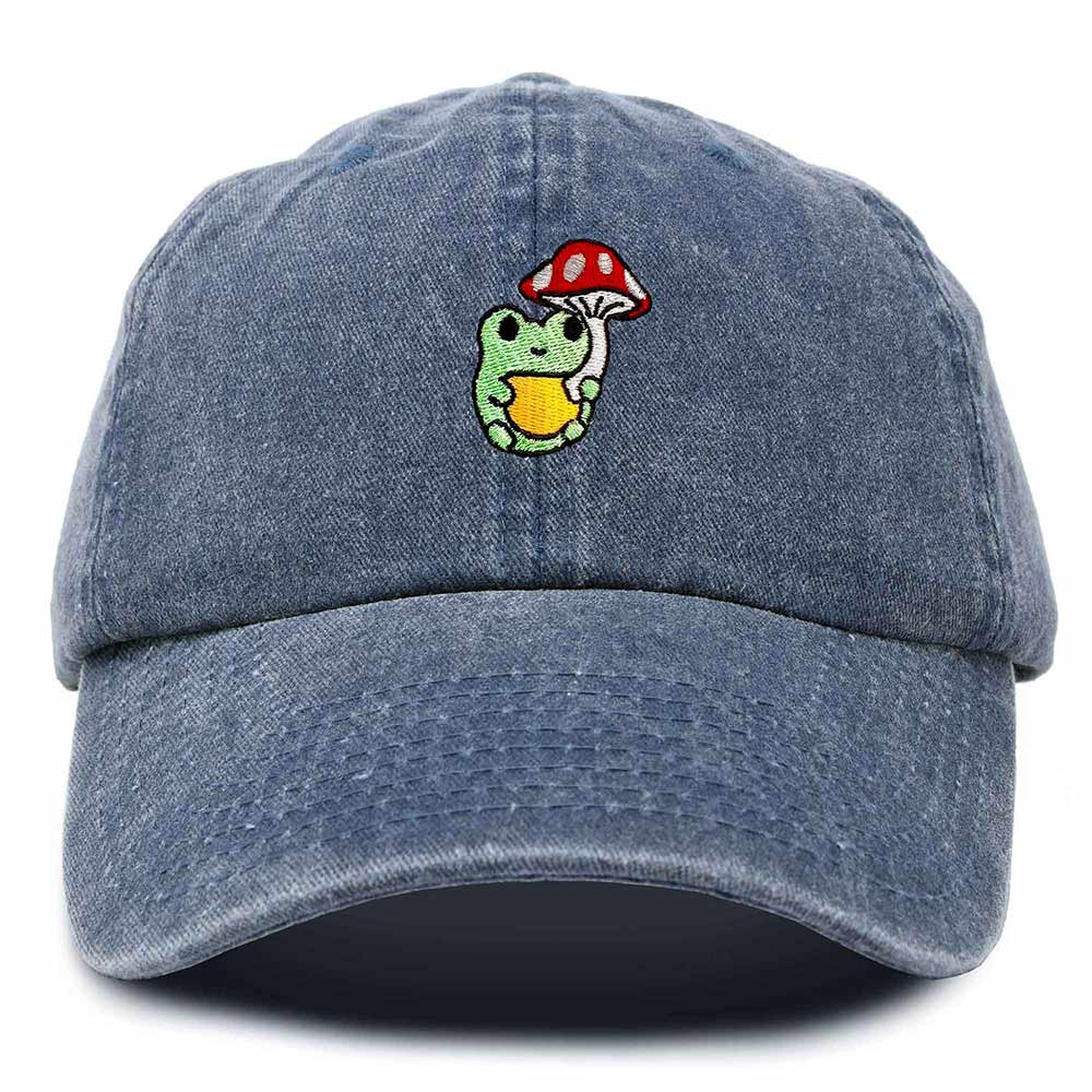Dalix Mushroom Frog Unicorn Embroidered Cotton Dad Hat Baseball Cap Adjustable Mens Womens