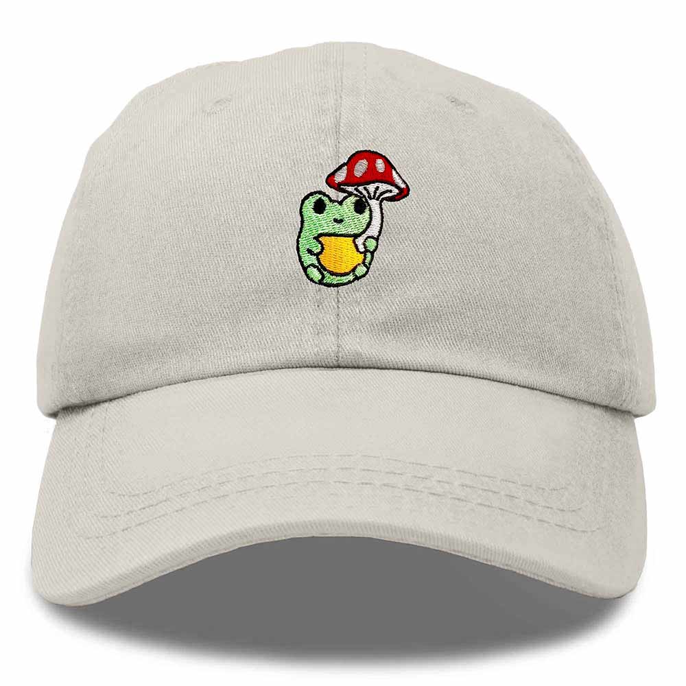Dalix Mushroom Frog Unicorn Embroidered Cotton Dad Hat Baseball Cap Adjustable Mens Womens