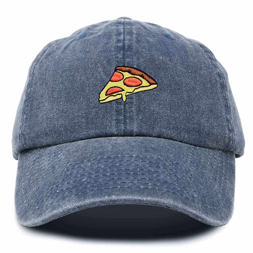 Dalix Pizza Embroidered Mens Cotton Dad Adjustable Hat Baseball Cap Mens