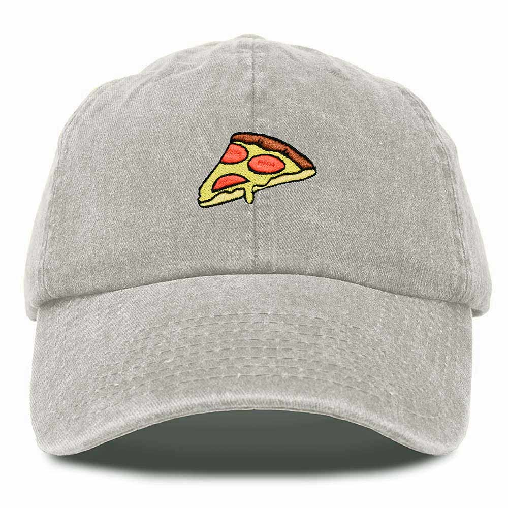 Dalix Pizza Embroidered Mens Cotton Dad Adjustable Hat Baseball Cap Mens