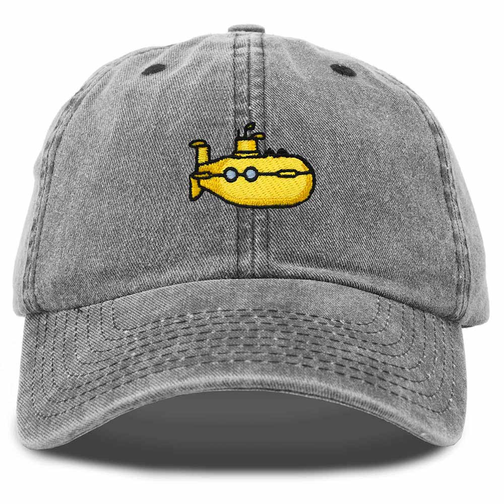 Dalix Submarine Cotton Dad Hat Adjustable Soft Baseball Cap Mens in Black