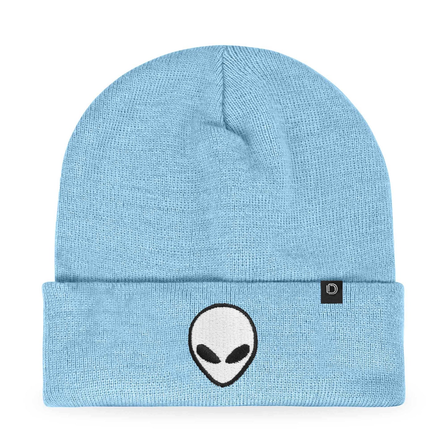 Dalix Alien Embroidered Beanie Hat Knit Cap Cold Weather Mens