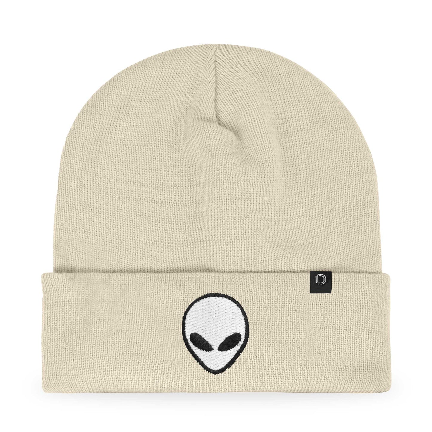 Dalix Alien Embroidered Beanie Hat Knit Cap Cold Weather Mens