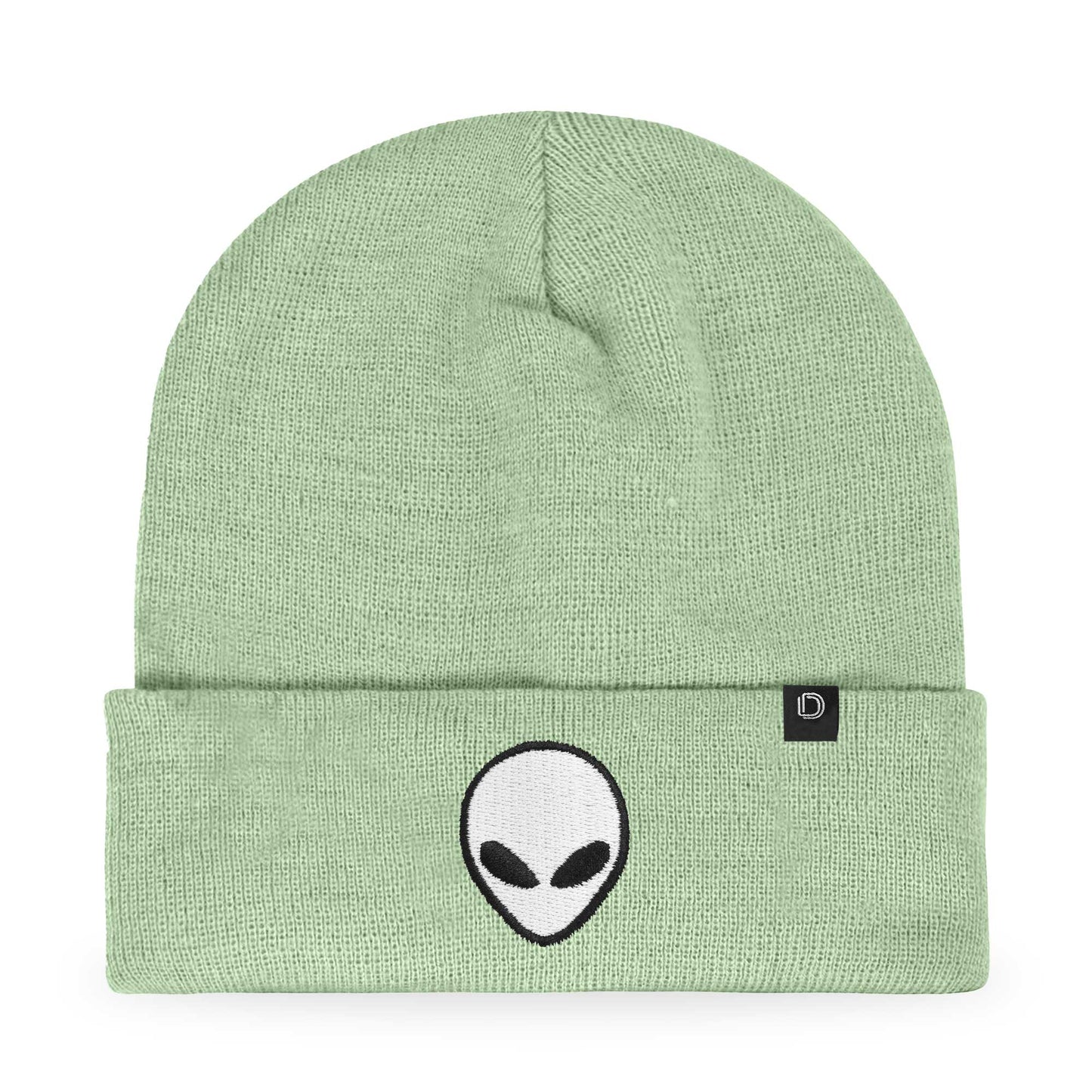 Dalix Alien Embroidered Beanie Hat Knit Cap Cold Weather Mens