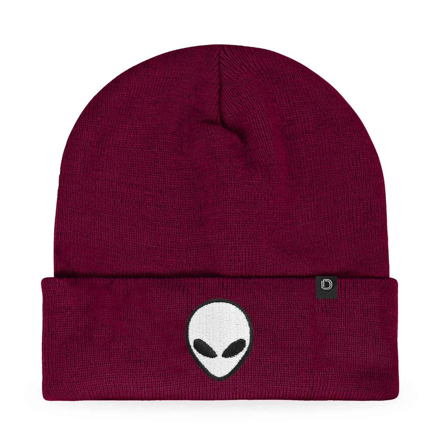 Dalix Alien Embroidered Beanie Hat Knit Cap Cold Weather Mens