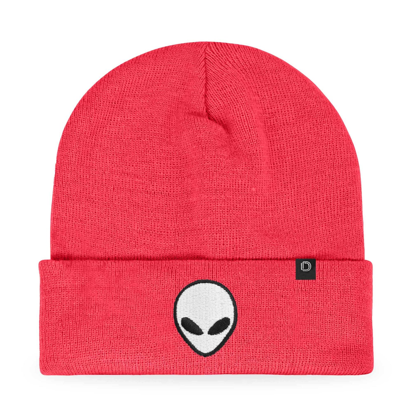 Dalix Alien Embroidered Beanie Hat Knit Cap Cold Weather Mens