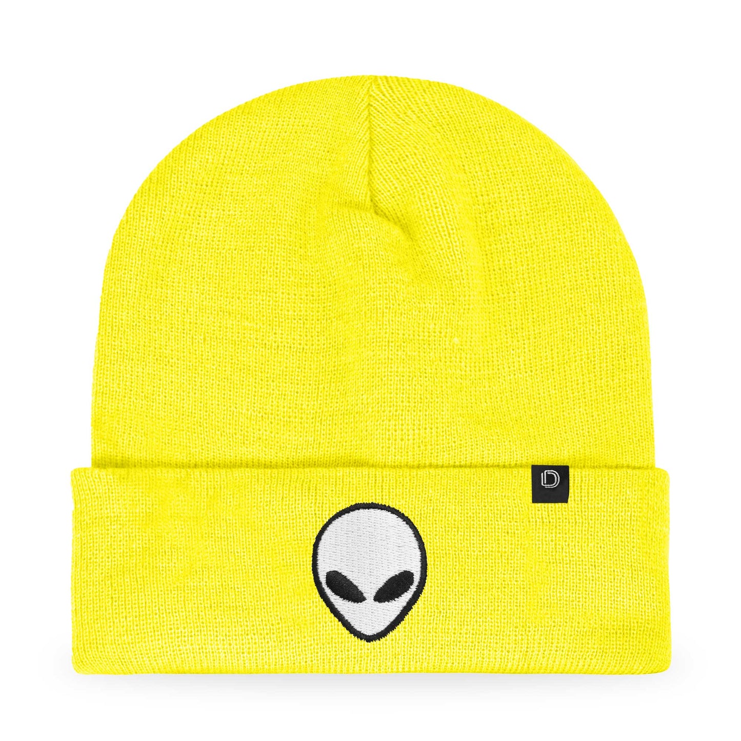 Dalix Alien Embroidered Beanie Hat Knit Cap Cold Weather Mens