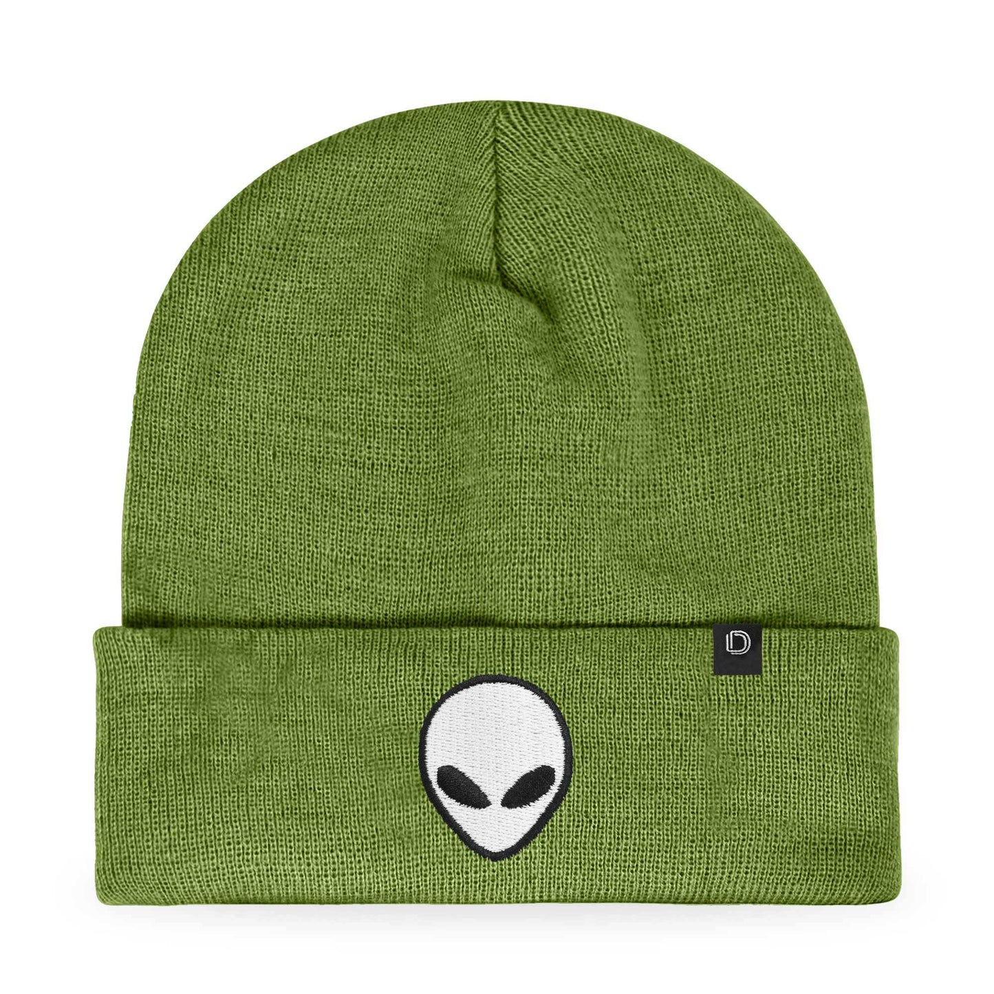 Dalix Alien Embroidered Beanie Hat Knit Cap Cold Weather Mens