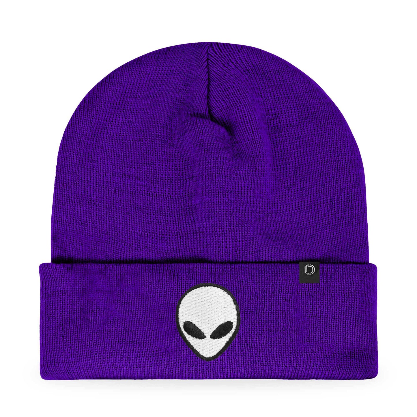 Dalix Alien Embroidered Beanie Hat Knit Cap Cold Weather Mens