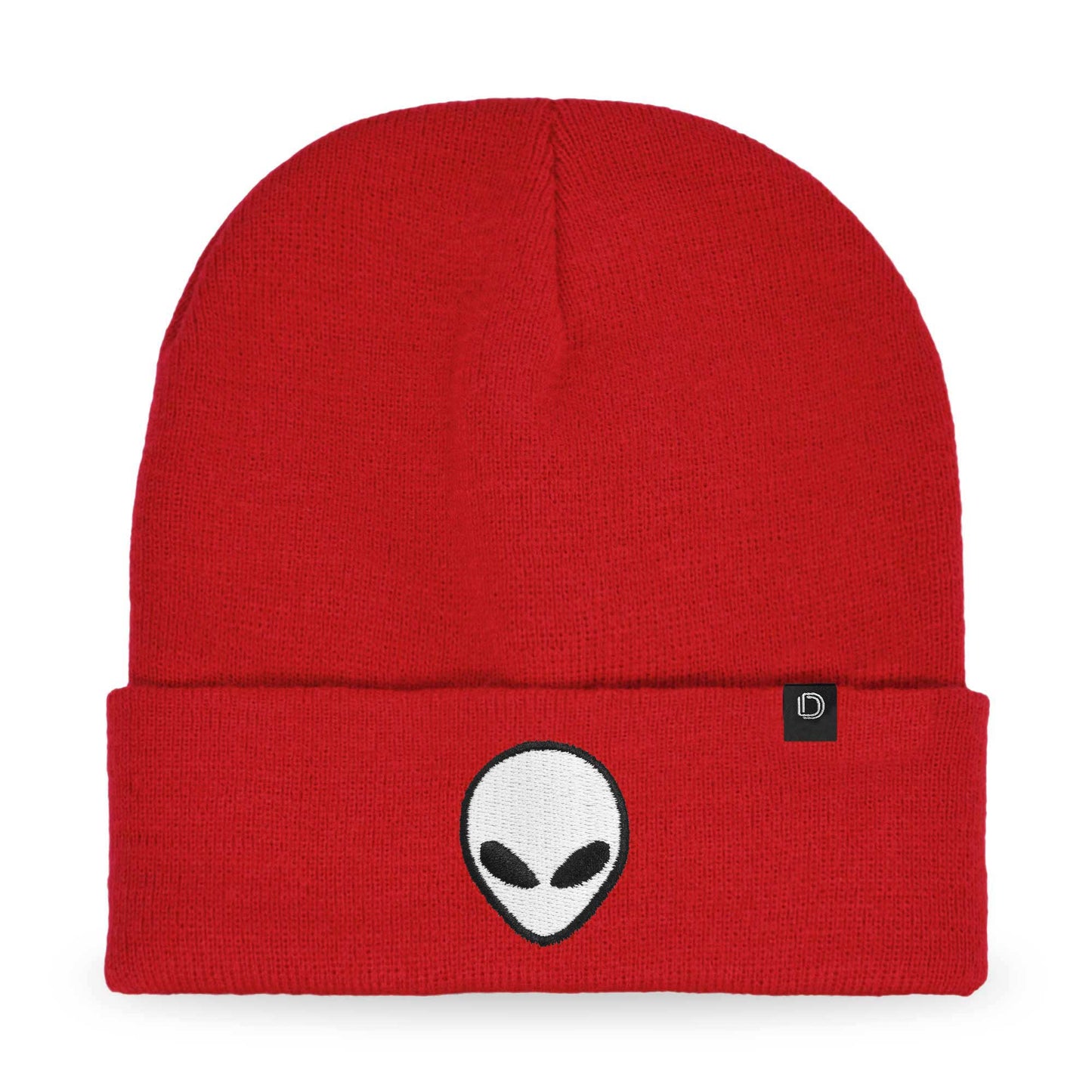 Dalix Alien Embroidered Beanie Hat Knit Cap Cold Weather Mens