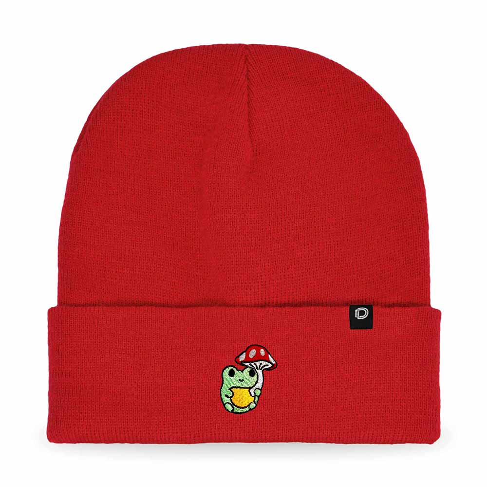 Dalix Mushroom Frog Beanie