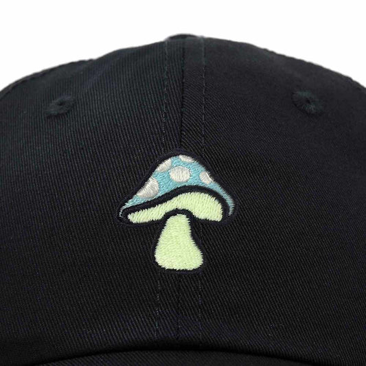 Dalix Mushroom Embroidered Fungi Magic Dad Hat Cotton Baseball Cap Adjustable Mens