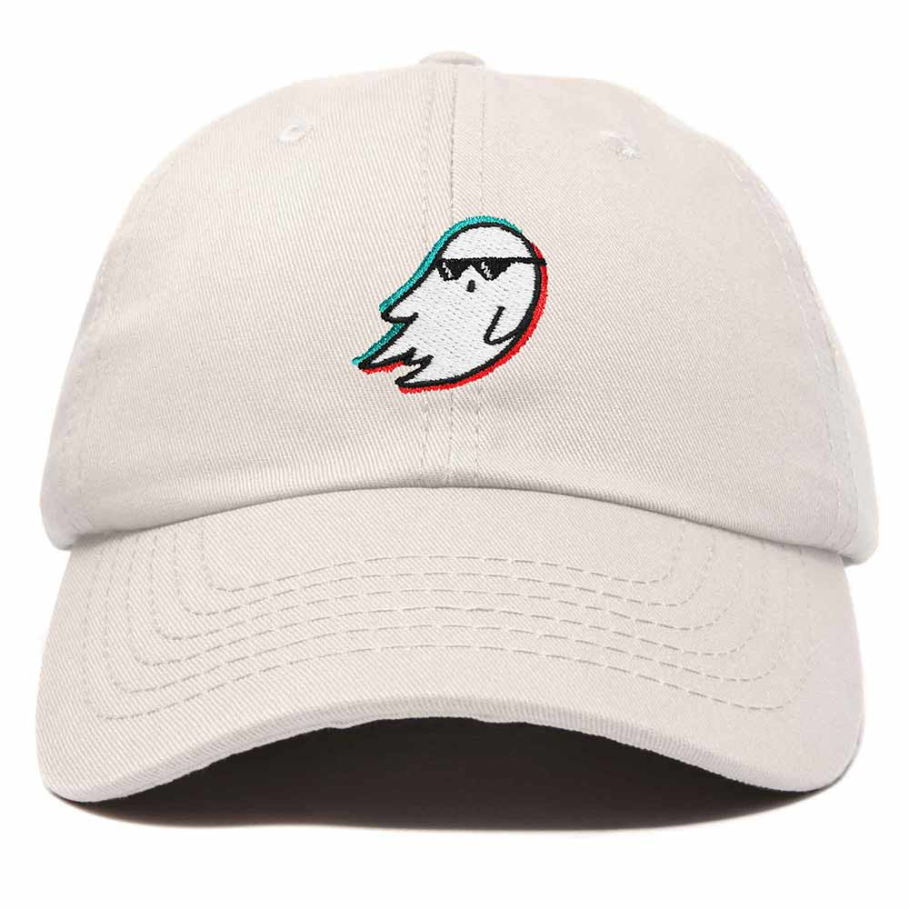 Dalix Ghost Life Embroidered Mens Womens Cotton Dad Hat Baseball Cap Adjustable