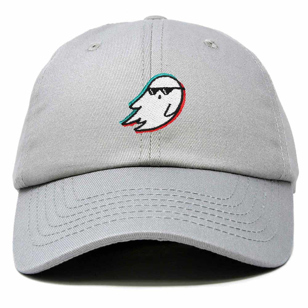 Dalix Ghost Life Embroidered Mens Womens Cotton Dad Hat Baseball Cap Adjustable