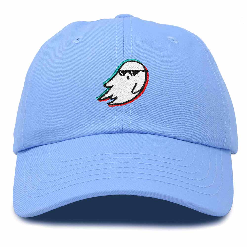 Dalix Ghost Life Embroidered Mens Womens Cotton Dad Hat Baseball Cap Adjustable