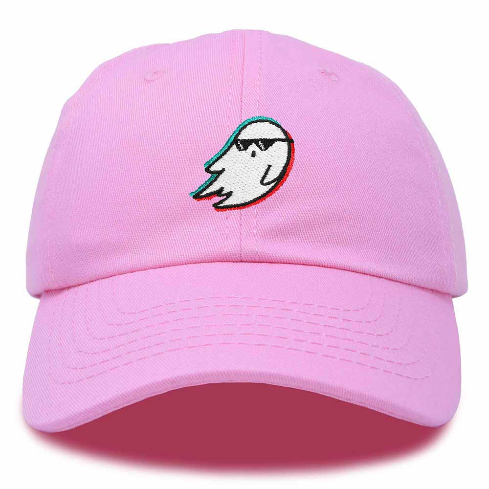 Dalix Ghost Life Embroidered Mens Womens Cotton Dad Hat Baseball Cap Adjustable