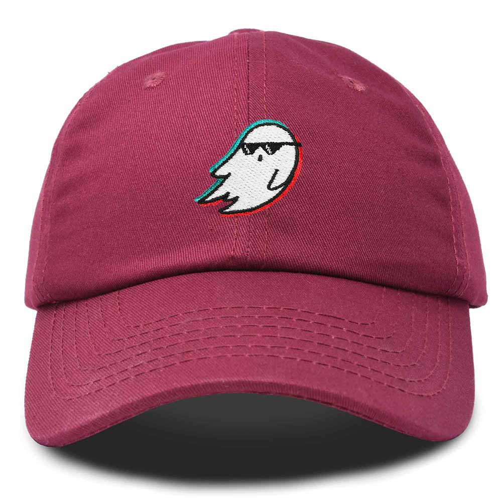 Dalix Ghost Life Embroidered Mens Womens Cotton Dad Hat Baseball Cap Adjustable