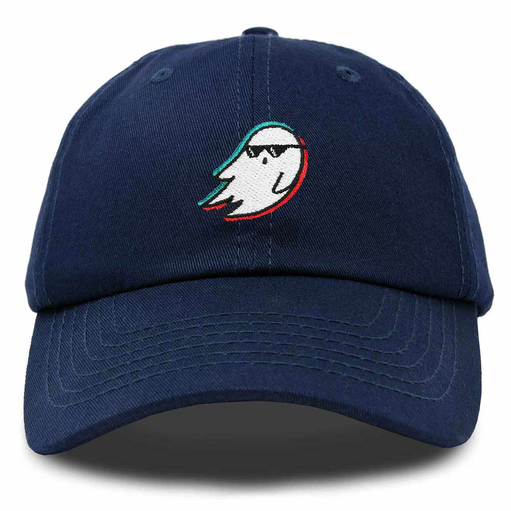 Dalix Ghost Life Embroidered Mens Womens Cotton Dad Hat Baseball Cap Adjustable