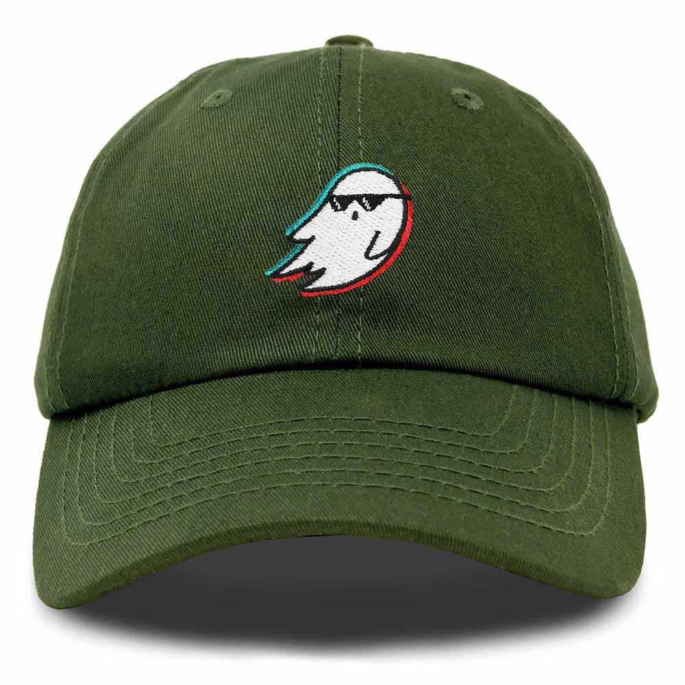 Dalix Ghost Life Embroidered Mens Womens Cotton Dad Hat Baseball Cap Adjustable
