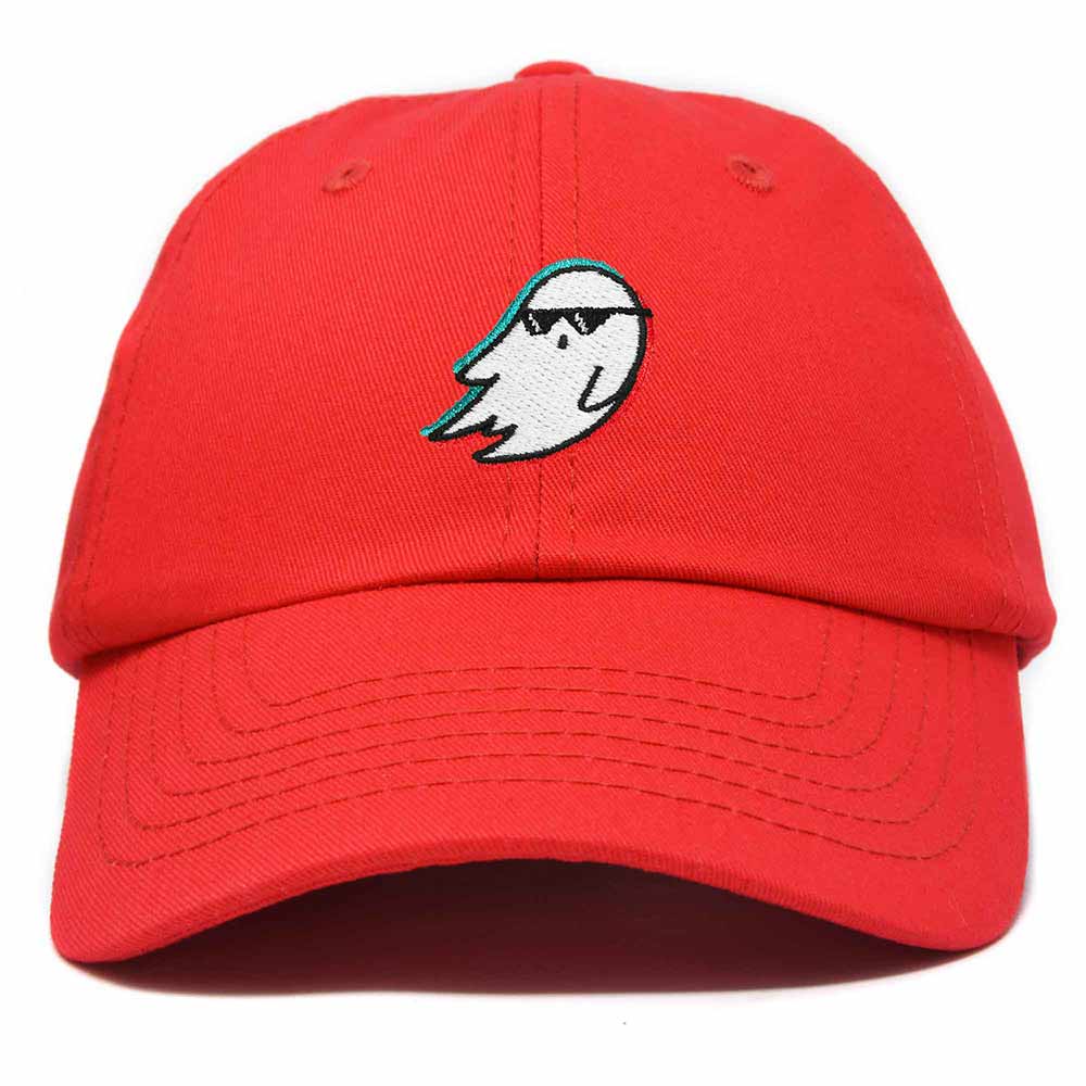 Dalix Ghost Life Embroidered Mens Womens Cotton Dad Hat Baseball Cap Adjustable
