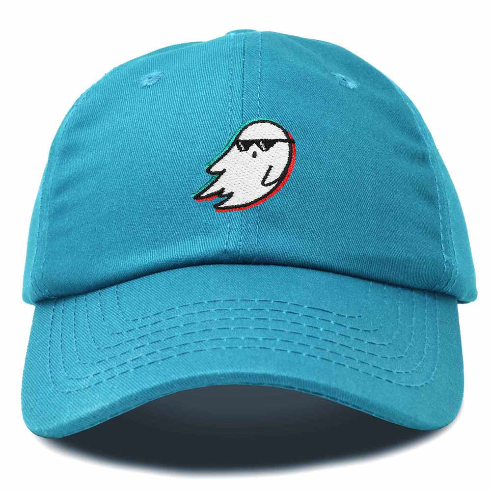 Dalix Ghost Life Embroidered Mens Womens Cotton Dad Hat Baseball Cap Adjustable