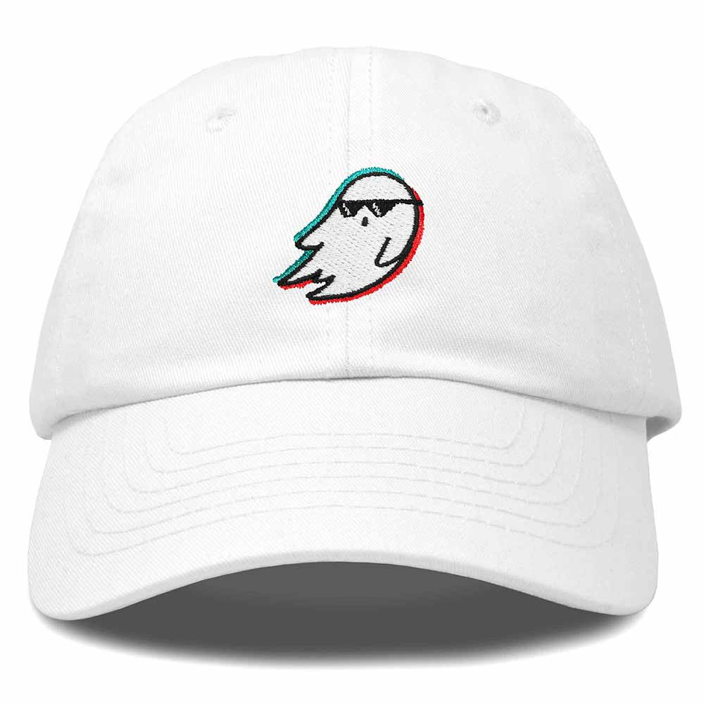 Dalix Ghost Life Embroidered Mens Womens Cotton Dad Hat Baseball Cap Adjustable