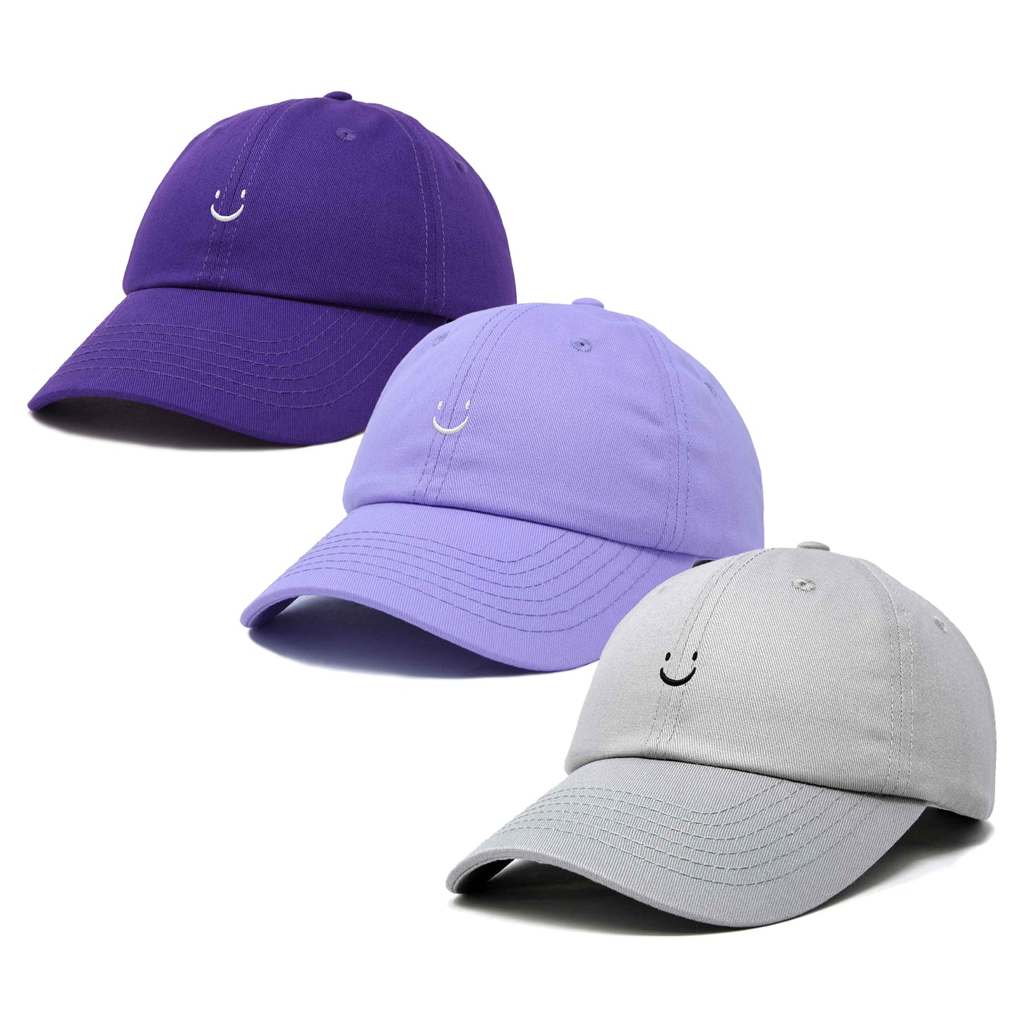 Dalix Lil Smile Cap (3-Pack)