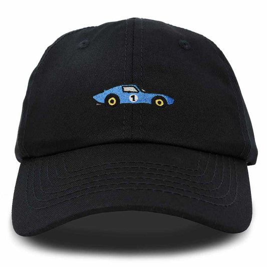 Dalix Muscle Car Embroidered Cap Cotton Baseball Summer Cool Dad Hat Mens in Black