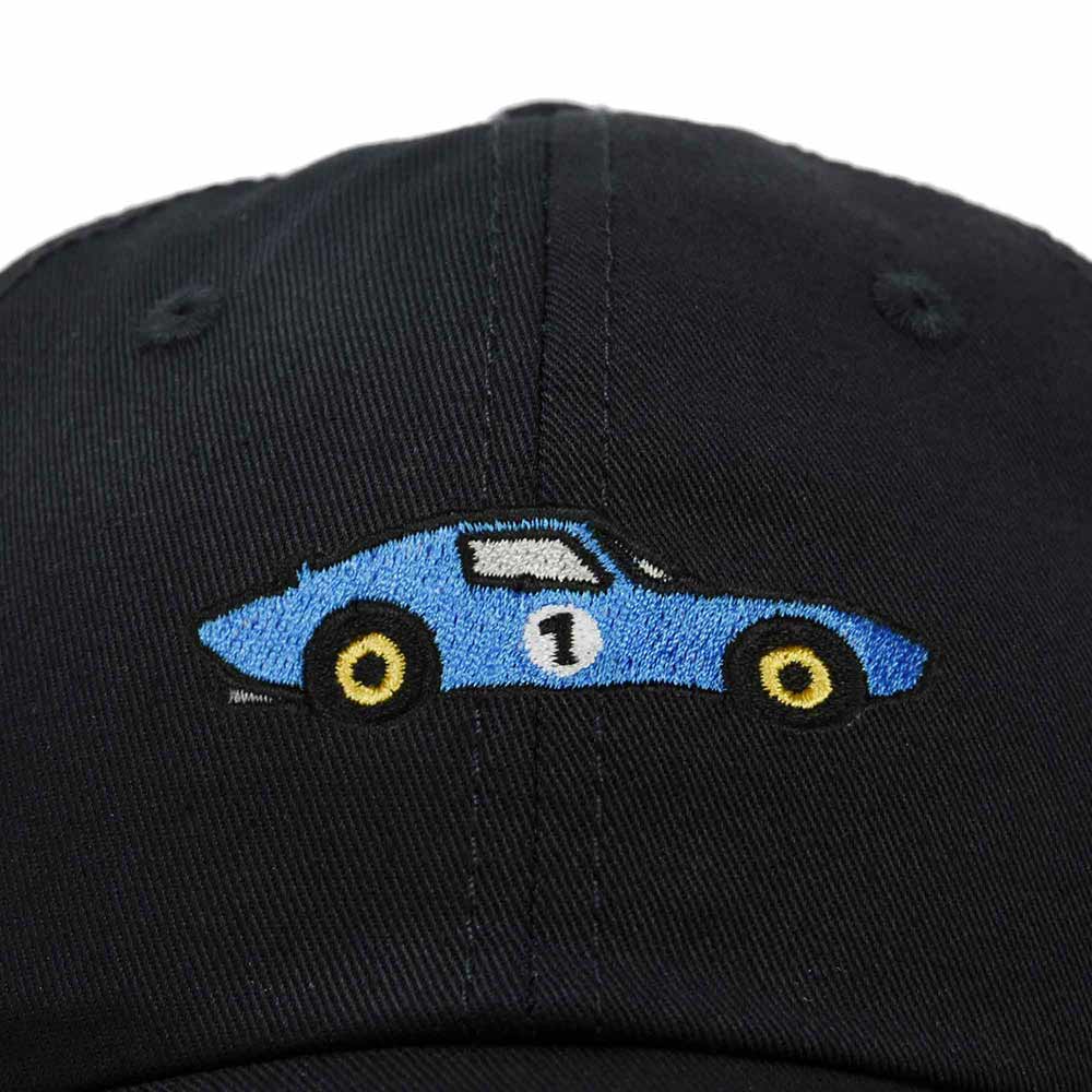 Dalix Muscle Car Embroidered Cap Cotton Baseball Summer Cool Dad Hat Mens in Black