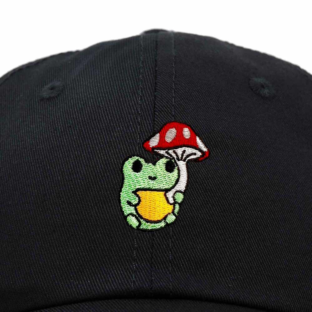 Dalix Mushroom Frog Unicorn Embroidered Cotton Dad Hat Baseball Cap Adjustable Mens Womens