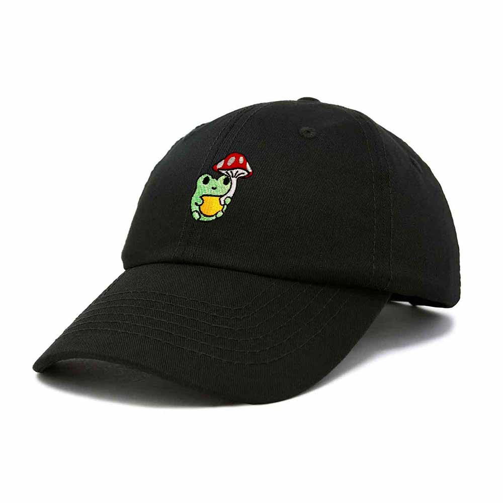 Dalix Mushroom Frog Unicorn Embroidered Cotton Dad Hat Baseball Cap Adjustable Mens Womens