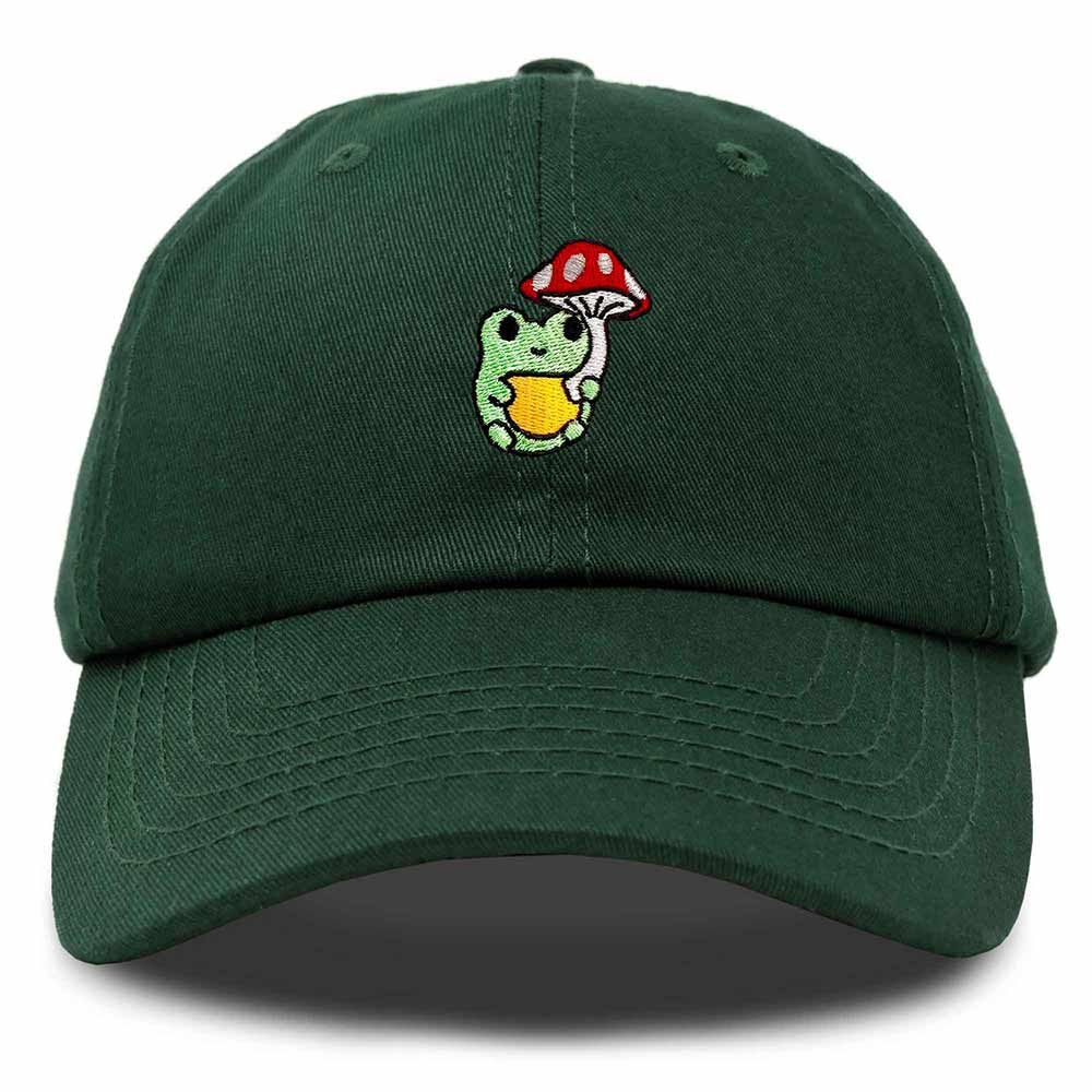 Dalix Mushroom Frog Unicorn Embroidered Cotton Dad Hat Baseball Cap Adjustable Mens Womens