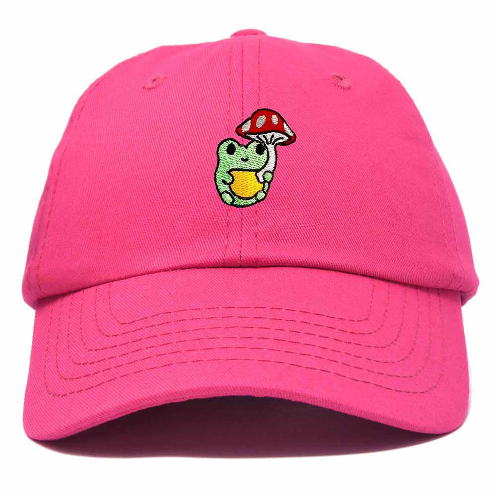 Dalix Mushroom Frog Unicorn Embroidered Cotton Dad Hat Baseball Cap Adjustable Mens Womens