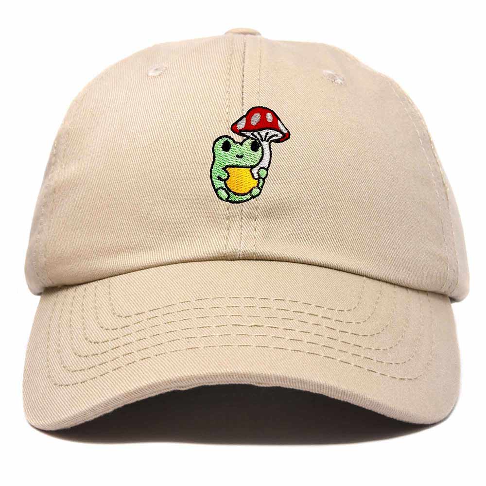 Dalix Mushroom Frog Unicorn Embroidered Cotton Dad Hat Baseball Cap Adjustable Mens Womens