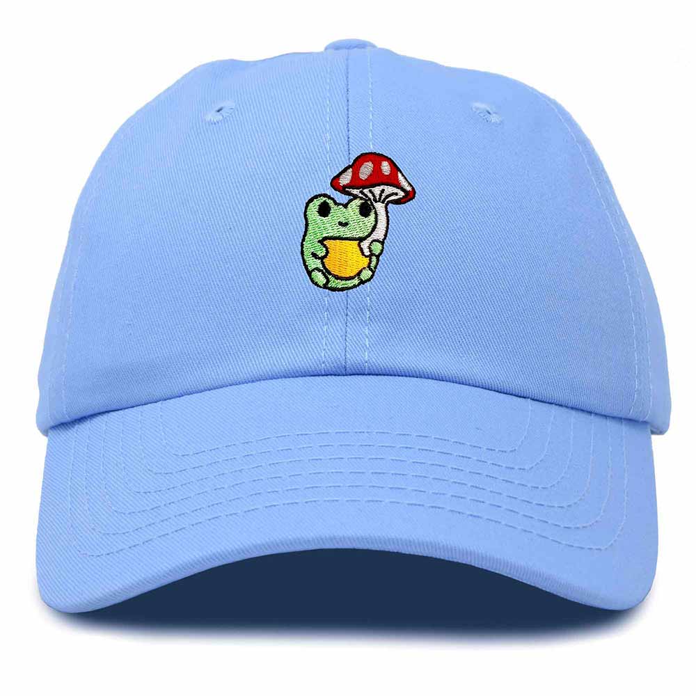 Dalix Mushroom Frog Unicorn Embroidered Cotton Dad Hat Baseball Cap Adjustable Mens Womens