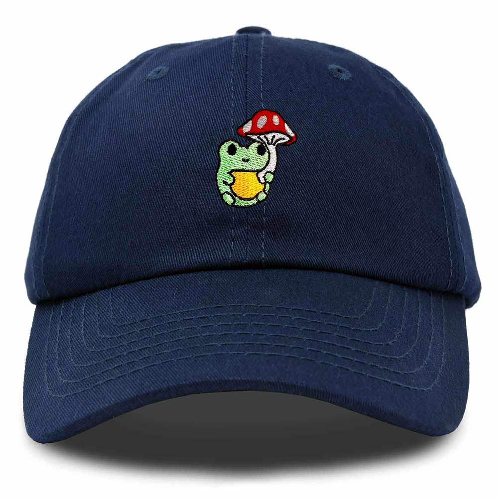 Dalix Mushroom Frog Unicorn Embroidered Cotton Dad Hat Baseball Cap Adjustable Mens Womens