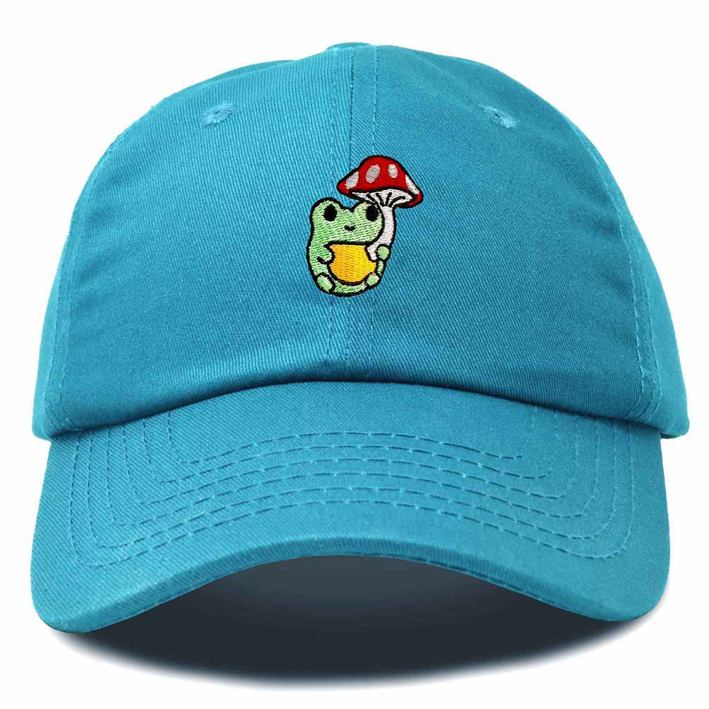 Dalix Mushroom Frog Unicorn Embroidered Cotton Dad Hat Baseball Cap Adjustable Mens Womens