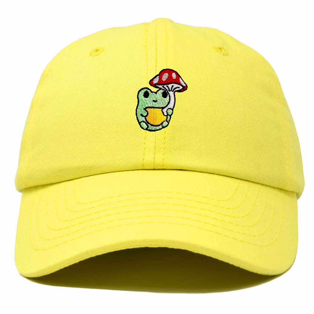 Dalix Mushroom Frog Unicorn Embroidered Cotton Dad Hat Baseball Cap Adjustable Mens Womens