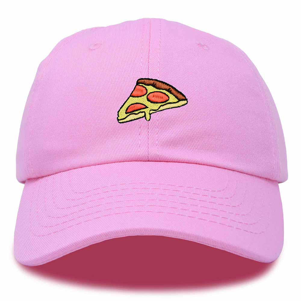 Dalix Pizza Embroidered Mens Cotton Dad Adjustable Hat Baseball Cap Mens