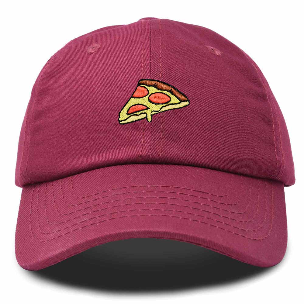 Dalix Pizza Embroidered Mens Cotton Dad Adjustable Hat Baseball Cap Mens