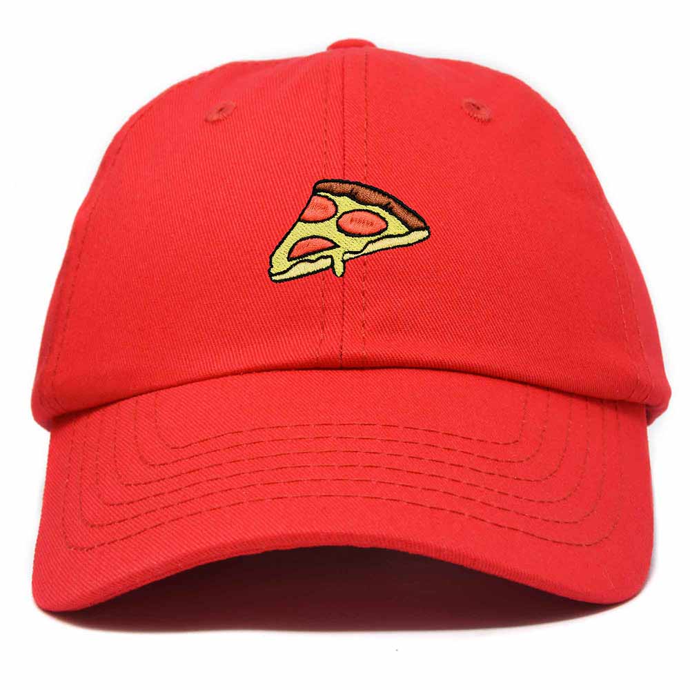 Dalix Pizza Embroidered Mens Cotton Dad Adjustable Hat Baseball Cap Mens