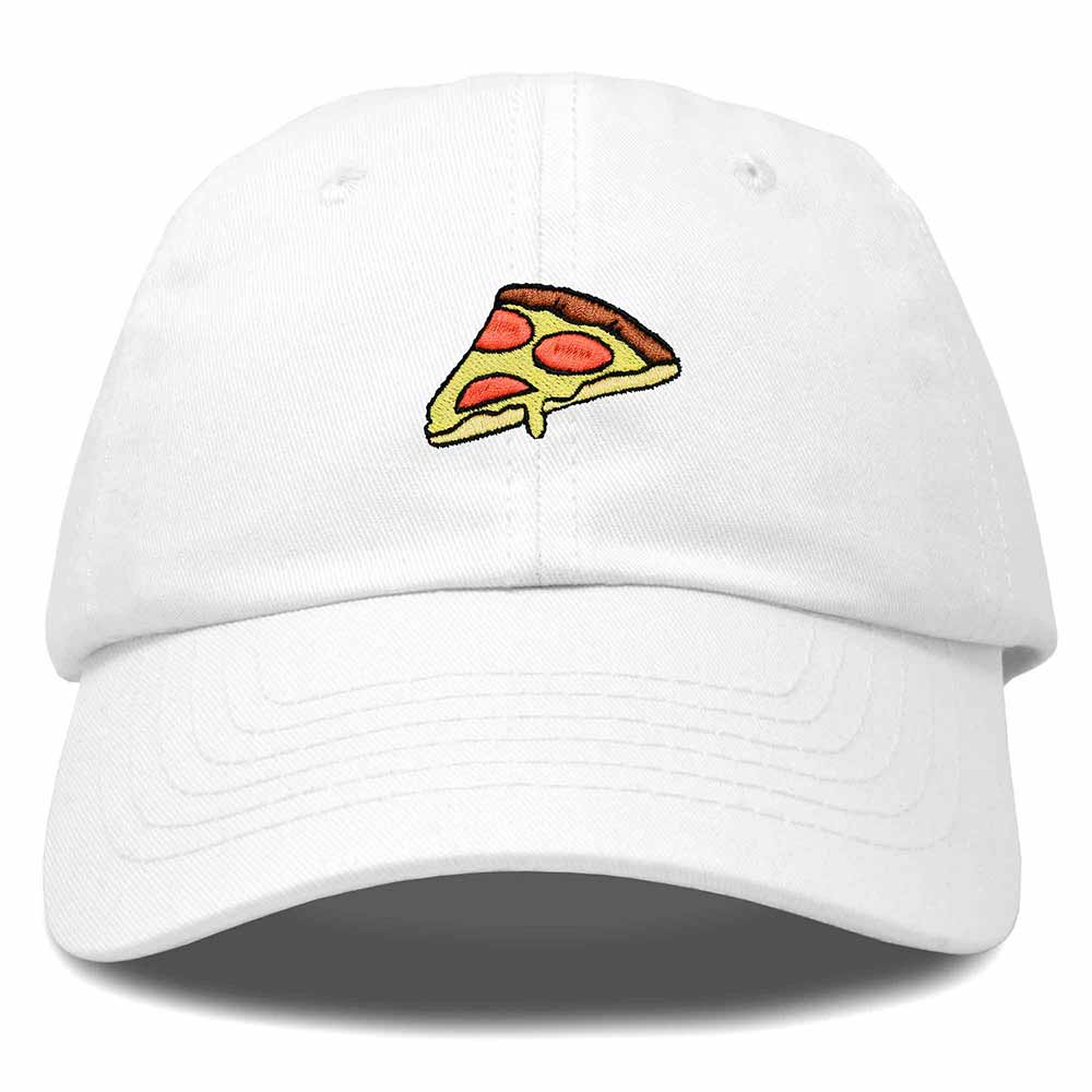 Dalix Pizza Embroidered Mens Cotton Dad Adjustable Hat Baseball Cap Mens