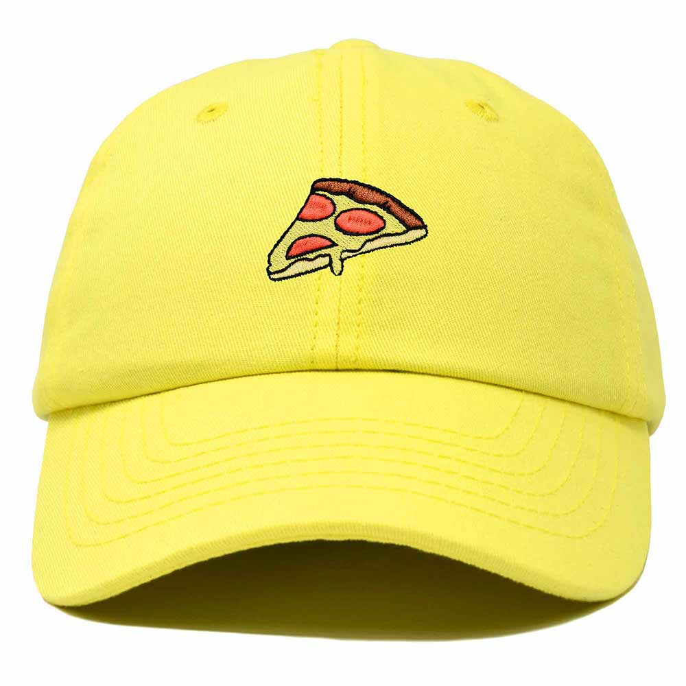 Dalix Pizza Embroidered Mens Cotton Dad Adjustable Hat Baseball Cap Mens